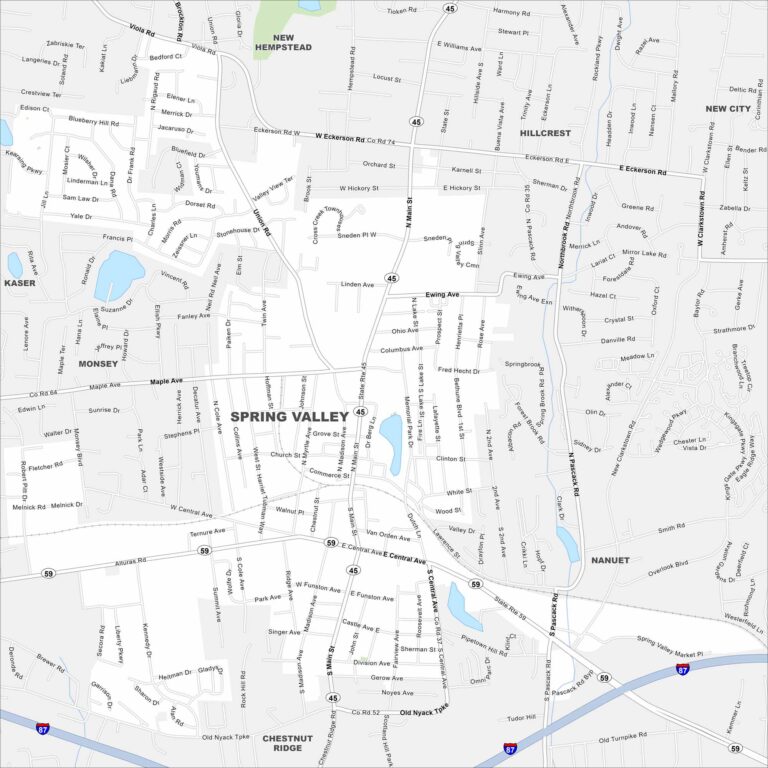 Spring Valley Rd Map of Spring Valley, New York - US Maps