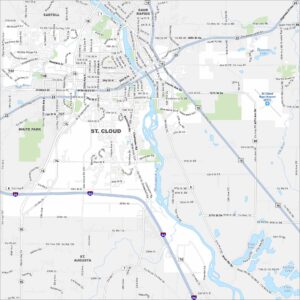 St Cloud Map Minnesota