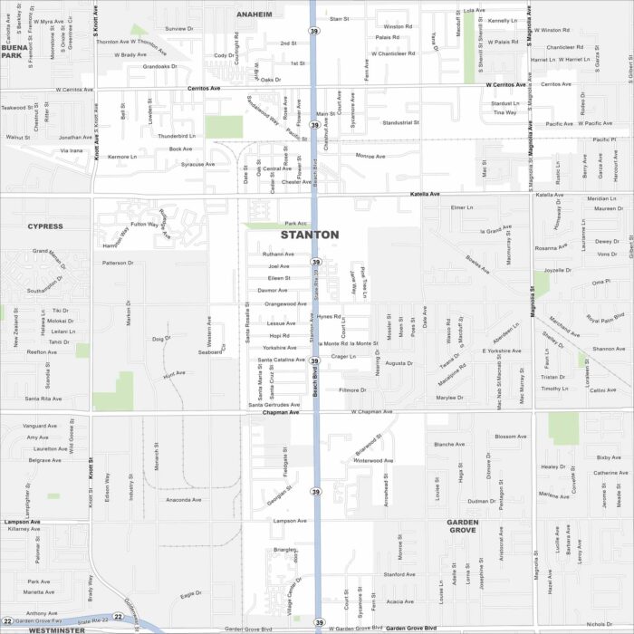 Stanton Map California