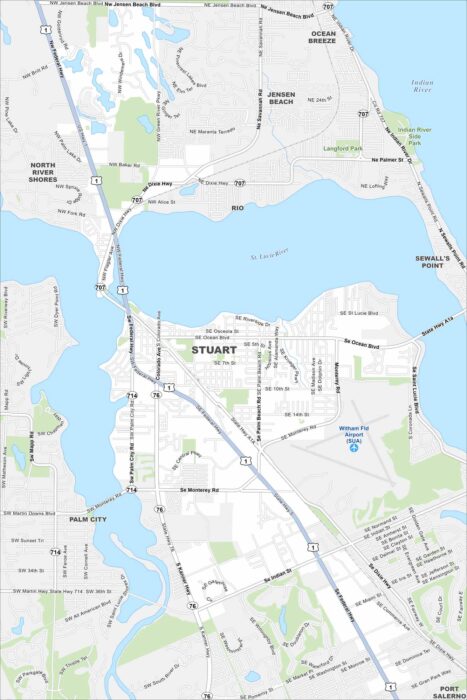 Stuart Map Florida