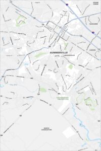 Summerville Map South Carolina