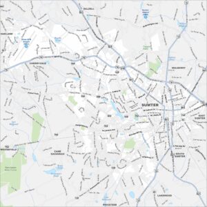 Sumter Map South Carolina