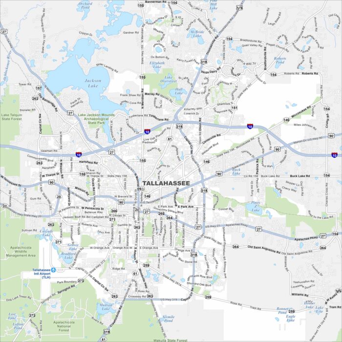 Tallahassee Map Florida