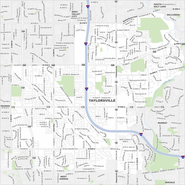 Taylorsville Map Utah