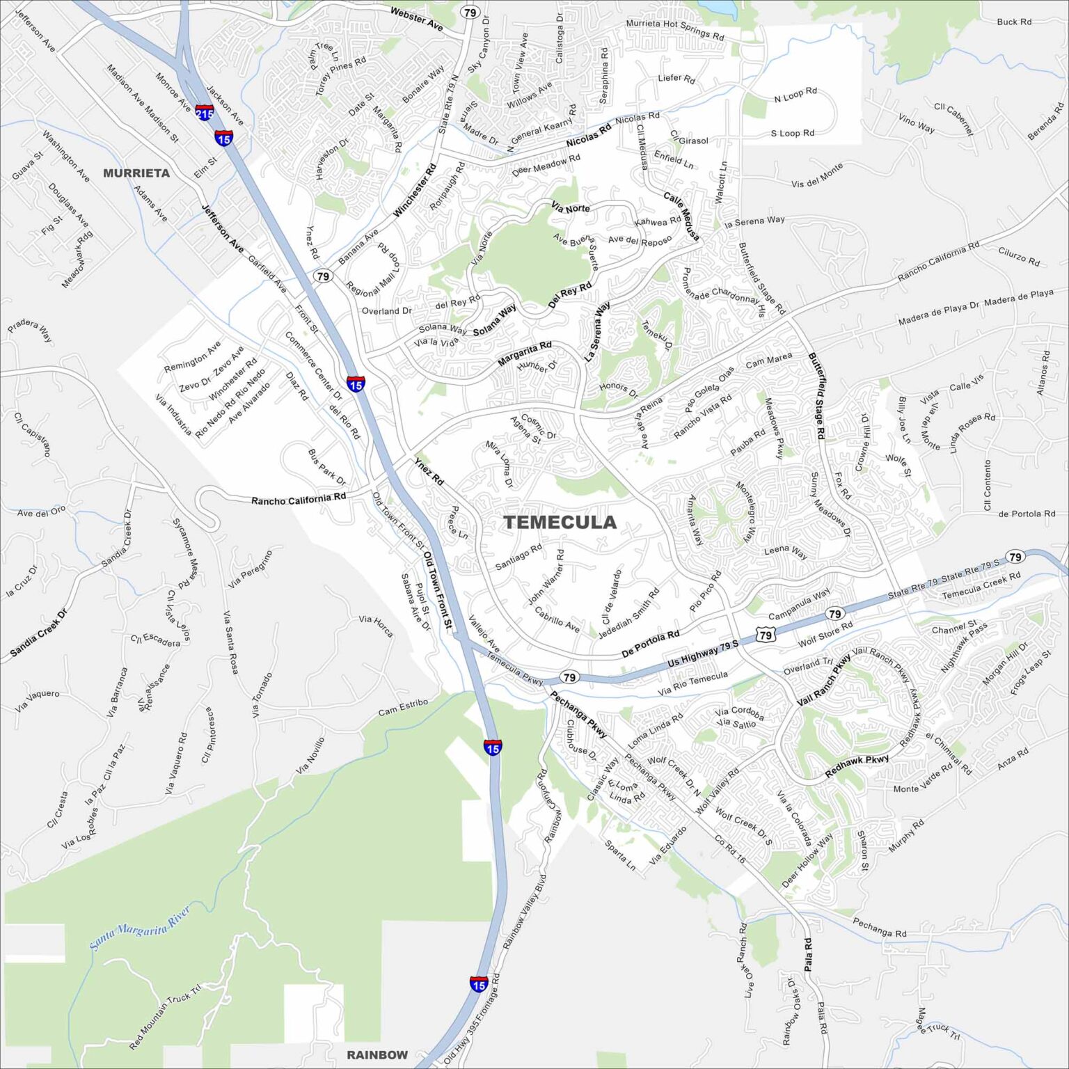 Map of Temecula, California - US Maps