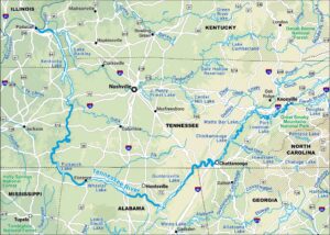 Tennessee River Map