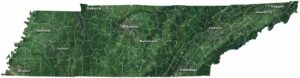 Tennessee Satellite Map