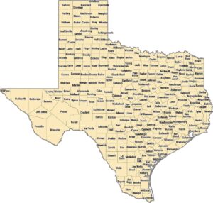 Texas County Map