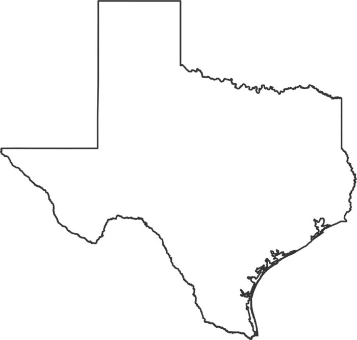 Texas Outline Map