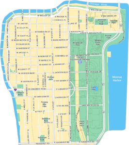 The Loop Map Chicago