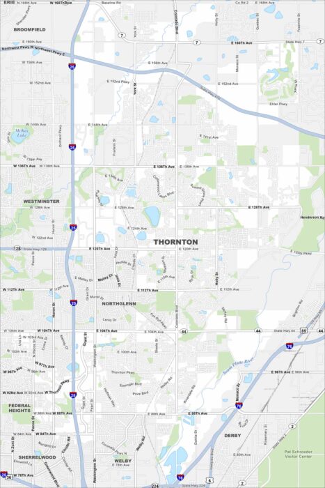 Thornton Map Colorado