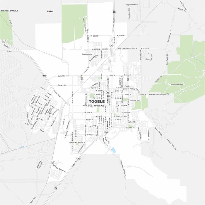 Tooele Map Utah