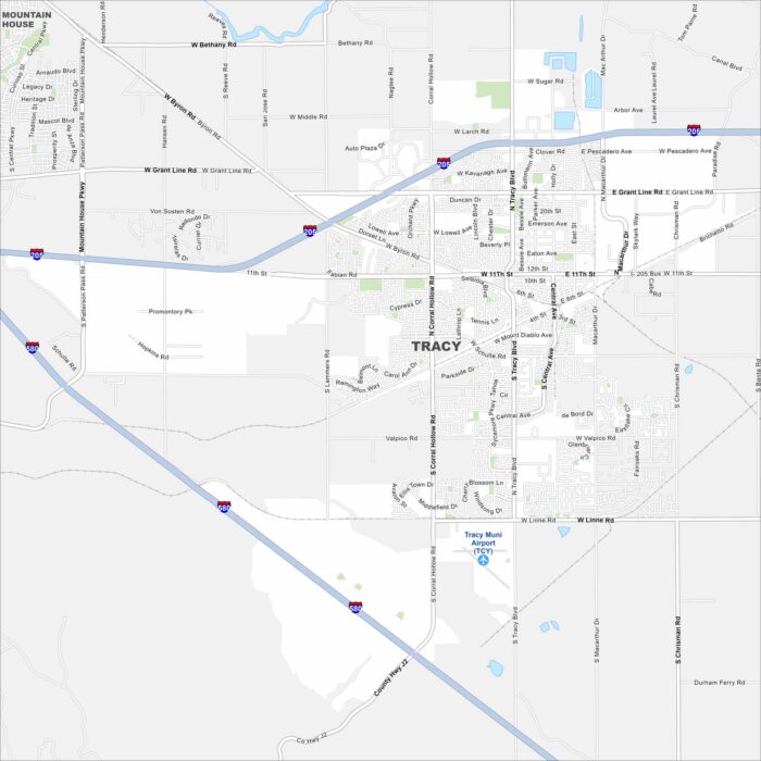 Tracy Map California