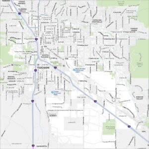 Tucson Map Arizona
