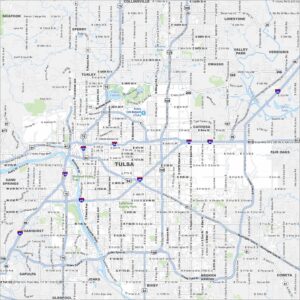 Tulsa Map Oklahoma