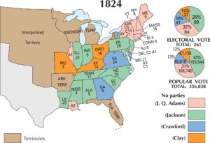 US Election 1824 Map