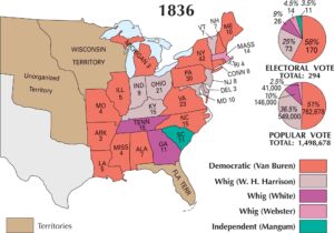 US Election 1836 Map