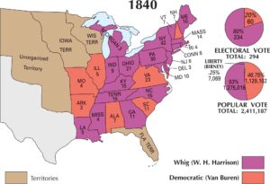 US Election 1840 Map