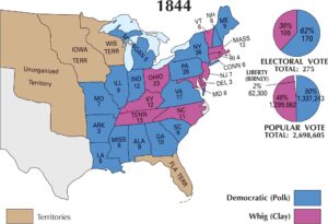 US Election 1844 Map
