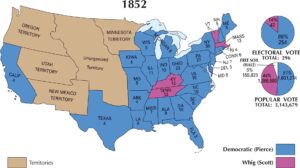 US Election 1852 Map