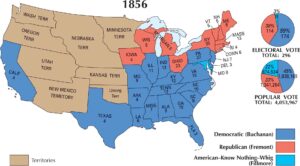 US Election 1856 Map
