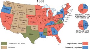 US Election 1868 Map