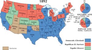 US Election 1892 Map