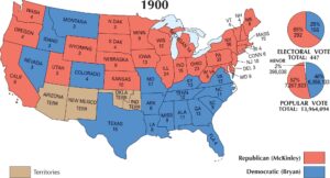 US Election 1900 Map