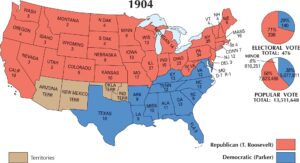 US Election 1904 Map