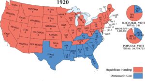 US Election 1920 Map