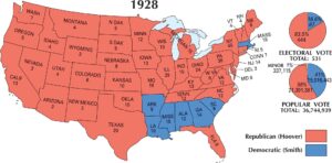 US Election 1928 Map