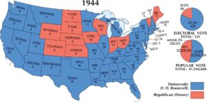 US Election 1944 Map