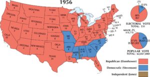 US Election 1956 Map