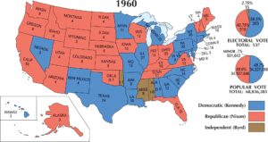 US Election 1960 Map
