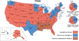US Election 1968 Map