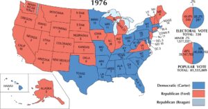 US Election 1976 Map