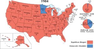 US Election 1984 Map