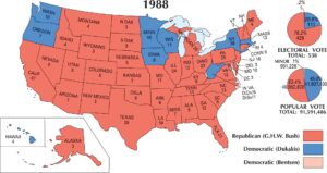 US Election 1988 Map