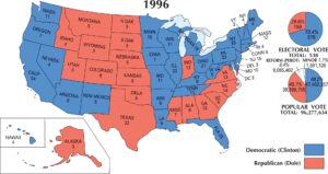 US Election 1996 Map