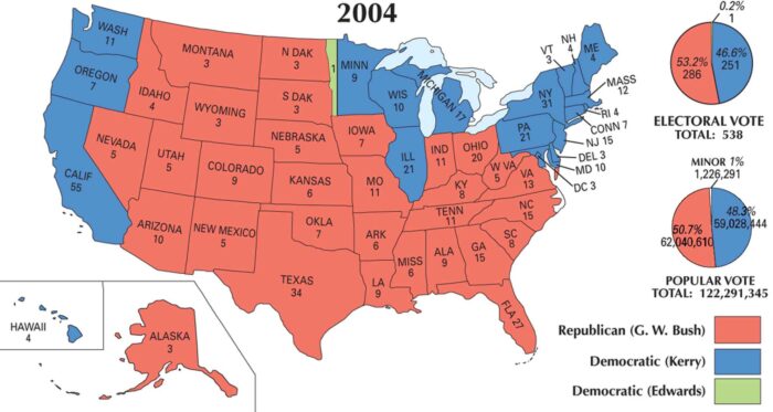 US Election 2004 Map