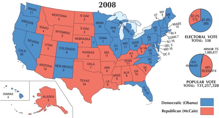 US Election 2008 Map