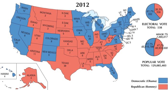 US Election 2012 Map