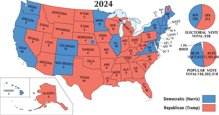 US Election 2024 Map