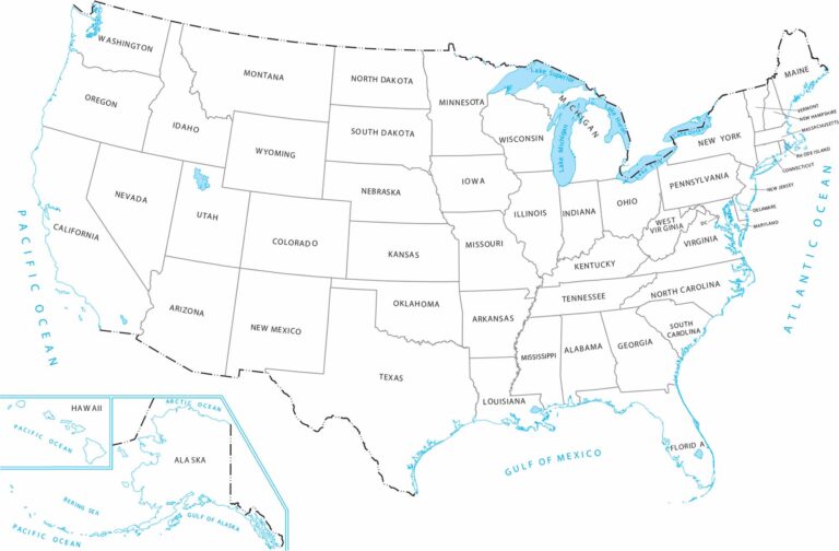 US Simple Map