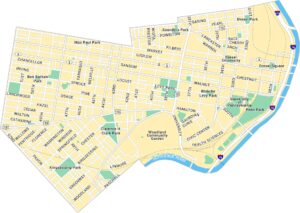 University City Map Philadelphia