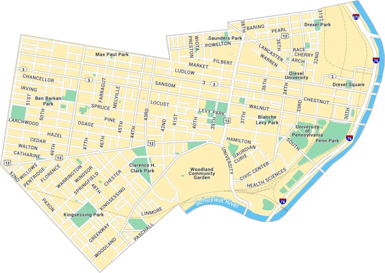 Philadelphia Treemap Map of Philadelphia, Pennsylvania - US Maps