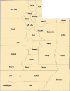 Utah County Map