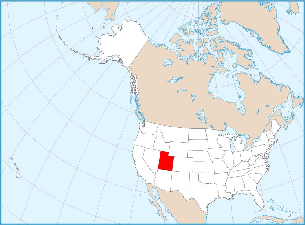 Utah Location Map