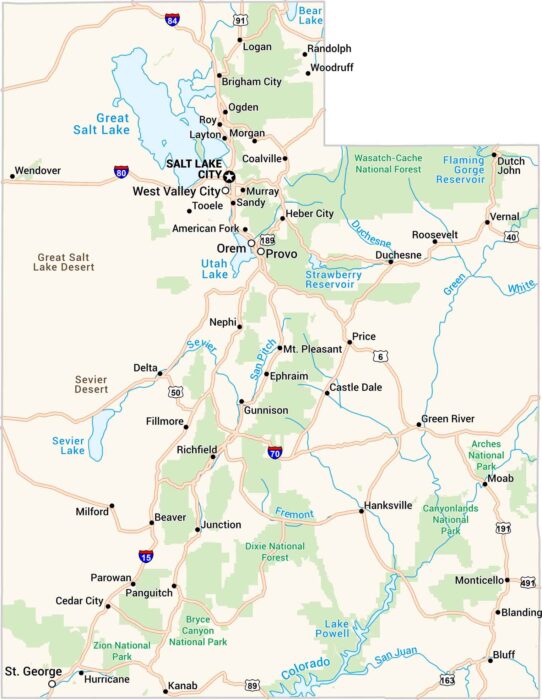Utah Map
