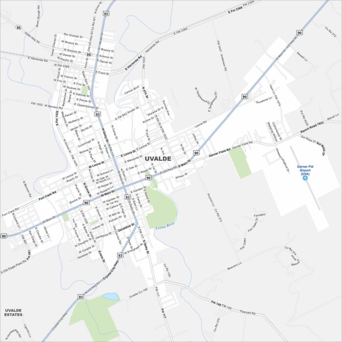 Uvalde Map Texas
